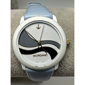 Giordano New Battery Ladies Watch‎ 30MM 6.75" Leather Band W6